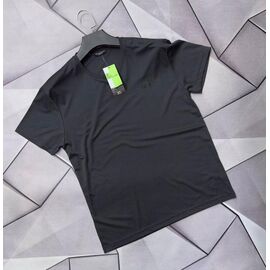 Фотография Футболка мужская 66220 black р.2XL-6XL "MACCALI" недорого оптом от прямого поставщика