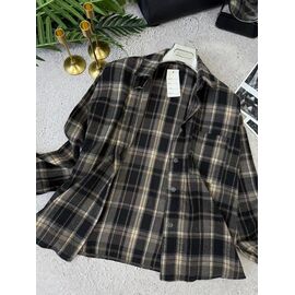 Фотография Рубашка женская 9063 black р.42-50 "LINDA" недорого оптом от прямого поставщика