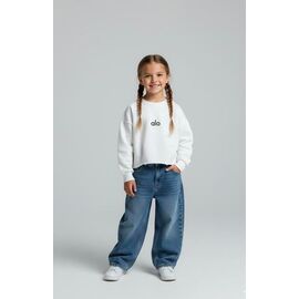 Фотография Свитер детский на девочку DD113 white р.122-152 "Limerense" недорого оптом от прямого поставщика