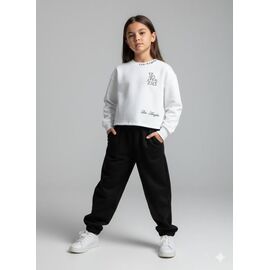 Фотография Свитер детский на девочку DD121 white р.122-152 "Limerense" недорого оптом от прямого поставщика