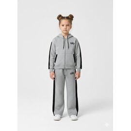 Фотография Костюм детский спортивный на девочку DD122 grey р.122-152 "Limerense" недорого оптом от прямого поставщика