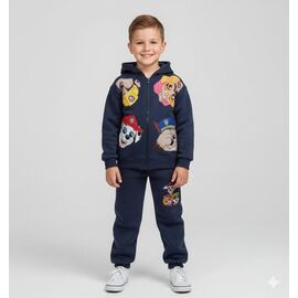 Фотография Костюм детский спортивный на мальчика DD125 navy р.92-122 "Limerense" недорого оптом от прямого поставщика