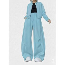 Фотография Костюм детский спортивный на девочку DD137 l.blue р.140-170 "Limerense" недорого оптом от прямого поставщика