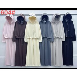 Фотография Кофта спортивная женская 604 beige р.M-XL "FLORA" недорого оптом от прямого поставщика