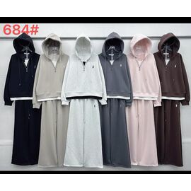 Фотография Кофта спортивная женская 684 beige р.M-XL "FLORA" недорого оптом от прямого поставщика