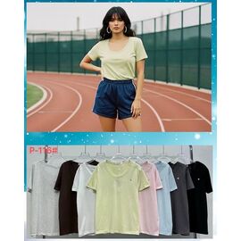 футболка жіноча P116 mix р.52-54 "FLORA" недорого оптом від прямого постачальника