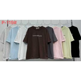 футболка жіноча P119 mix р.52-54 "FLORA" недорого оптом від прямого постачальника