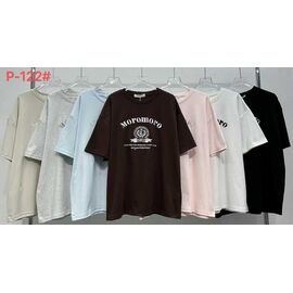 футболка жіноча P122 mix р.52-54 "FLORA" недорого оптом від прямого постачальника