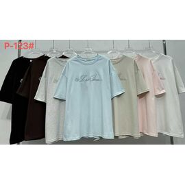 футболка жіноча P123 mix р.52-54 "FLORA" недорого оптом від прямого постачальника