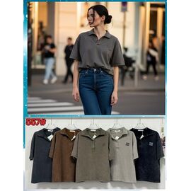 футболка жіноча P557 mix р.52-54 "FLORA" недорого оптом від прямого постачальника