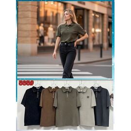 футболка жіноча P565 mix р.52-54 "FLORA" недорого оптом від прямого постачальника