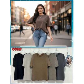 футболка жіноча P569 mix р.52-54 "FLORA" недорого оптом від прямого постачальника