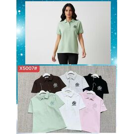 футболка жіноча X5007 mix р.52-54 "FLORA" недорого оптом від прямого постачальника