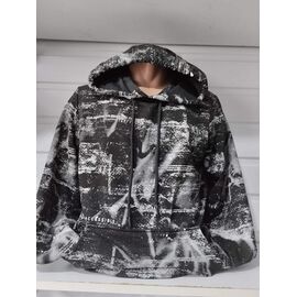 Фотография Худи мужской 1467 black р.S-2XL "RING" недорого оптом от прямого поставщика