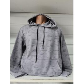 Фотография Худи мужской 1470 grey р.S-2XL "RING" недорого оптом от прямого поставщика
