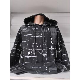 Фотография Худи мужской 1476 black р.S-2XL "RING" недорого оптом от прямого поставщика