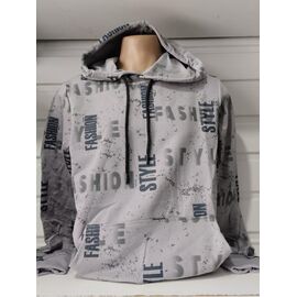 Фотография Худи мужской 1479 grey р.S-2XL "RING" недорого оптом от прямого поставщика