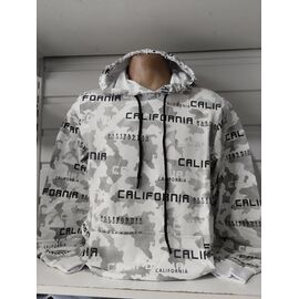 Фотография Худи мужской 1481 white р.S-2XL "RING" недорого оптом от прямого поставщика