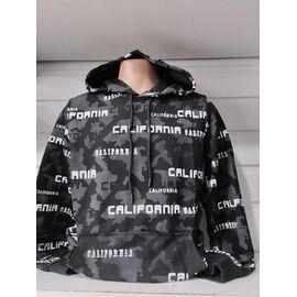 Фотография Худи мужской 1482 black р.S-2XL "RING" недорого оптом от прямого поставщика