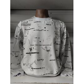 Фотография Свитер мужской 1487 white р.S-2XL "RING" недорого оптом от прямого поставщика