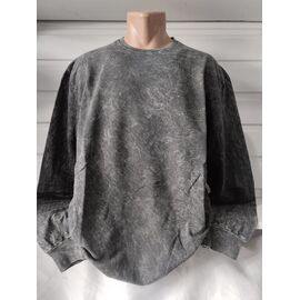 Фотография Свитер мужской 1501 grey р.3XL-7XL "RING" недорого оптом от прямого поставщика