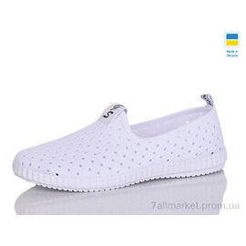 Фотография Слипоны женские тканевые Лето 526 білий (10 пар р.36-40) "Lot Shoes" недорого оптом от прямого поставщика