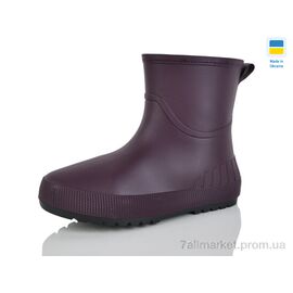 Фотография Резиновая обувь женская Весна/осень БЖ15-2 бордовий (5 пар р.37-41) "Inblue" недорого оптом от прямого поставщика