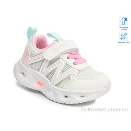 Фотография Кроссовки детские модные Весна/осень T60052A LED (8 пар р.21-26) "TOM.M" недорого оптом от прямого поставщика