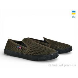 Сліпони чоловічі модні Весна/осінь 042 зелений (8 пар р.40-45) "Selena" недорого оптом від прямого постачальника