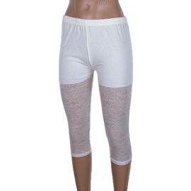 Фотография Бриджи женские B0155-2 (11908) white р.2XL-3XL "Obuv OK2" недорого оптом от прямого поставщика