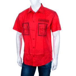 Фотография Рубашка мужская летняя DOR-2A (12527) р.S-L "Obuv OK2" недорого оптом от прямого поставщика