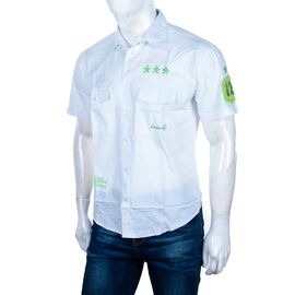 Фотография Рубашка мужская летняя DOR-1A (12527) р.S-L "Obuv OK2" недорого оптом от прямого поставщика