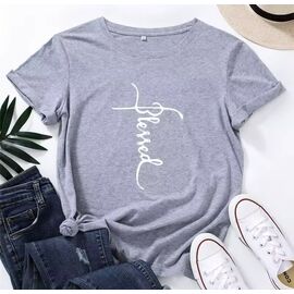 футболка жіноча AL11 grey р.M-3XL "Алия" недорого оптом від прямого постачальника