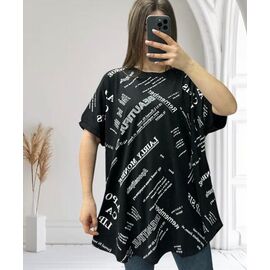 футболка жіноча 25006 black р.54-64 "PULSE" недорого оптом від прямого постачальника