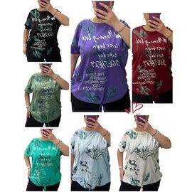 футболка жіноча 25083 wine р.54-64 "PULSE" недорого оптом від прямого постачальника