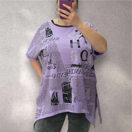 футболка жіноча 25319 lilac р.54-58 "PULSE" недорого оптом від прямого постачальника