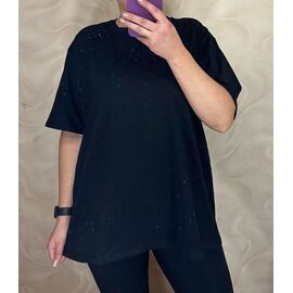 футболка жіноча 26002 black р.52-56 "PULSE" недорого оптом від прямого постачальника