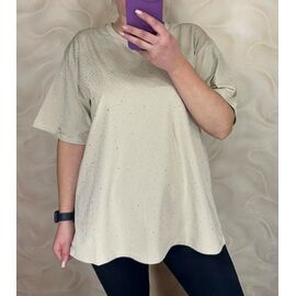 футболка жіноча 26002 l.beige р.52-56 "PULSE" недорого оптом від прямого постачальника