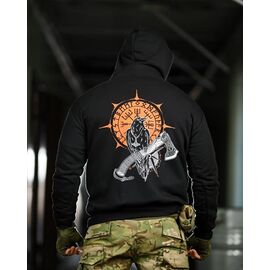 Фотография Худи мужской 1311 black р.M-3XL "Madoka" недорого оптом от прямого поставщика