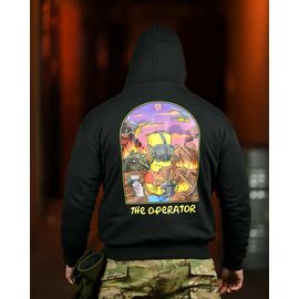 Фотография Худи мужской 1318 black р.M-3XL "Madoka" недорого оптом от прямого поставщика