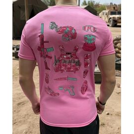 Фотография Футболка мужская 1326 pink р.M-3XL "Madoka" недорого оптом от прямого поставщика