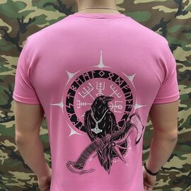 Фотография Футболка мужская 1329 pink р.M-3XL "Madoka" недорого оптом от прямого поставщика