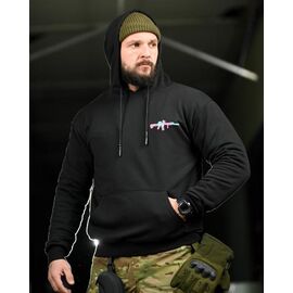 Фотография Худи мужской 1336 black р.M-3XL "Madoka" недорого оптом от прямого поставщика