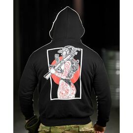 Фотография Худи мужской 1337 black р.M-3XL "Madoka" недорого оптом от прямого поставщика