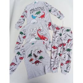 Фотография Пижама детская на мальчика 1005-1 grey-l.blue р.6-9 "Meloria" недорого оптом от прямого поставщика