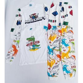 Фотография Пижама детская на мальчика 1005-2 white-yellow р.6-9 "Meloria" недорого оптом от прямого поставщика