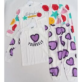 Фотография Пижама детская на девочку 1005-4 white-red р.6-9 "Meloria" недорого оптом от прямого поставщика