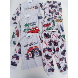 Фотография Пижама детская на мальчика 1005-6 grey-white р.6-9 "Meloria" недорого оптом от прямого поставщика