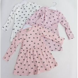 Фотография Платье детское на девочку 14623 pink р.3-6 "Meloria" недорого оптом от прямого поставщика
