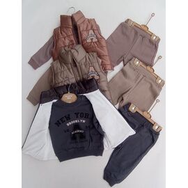 Фотография Костюм детский на мальчика 1484 beige р.0.9-2 "Meloria" недорого оптом от прямого поставщика